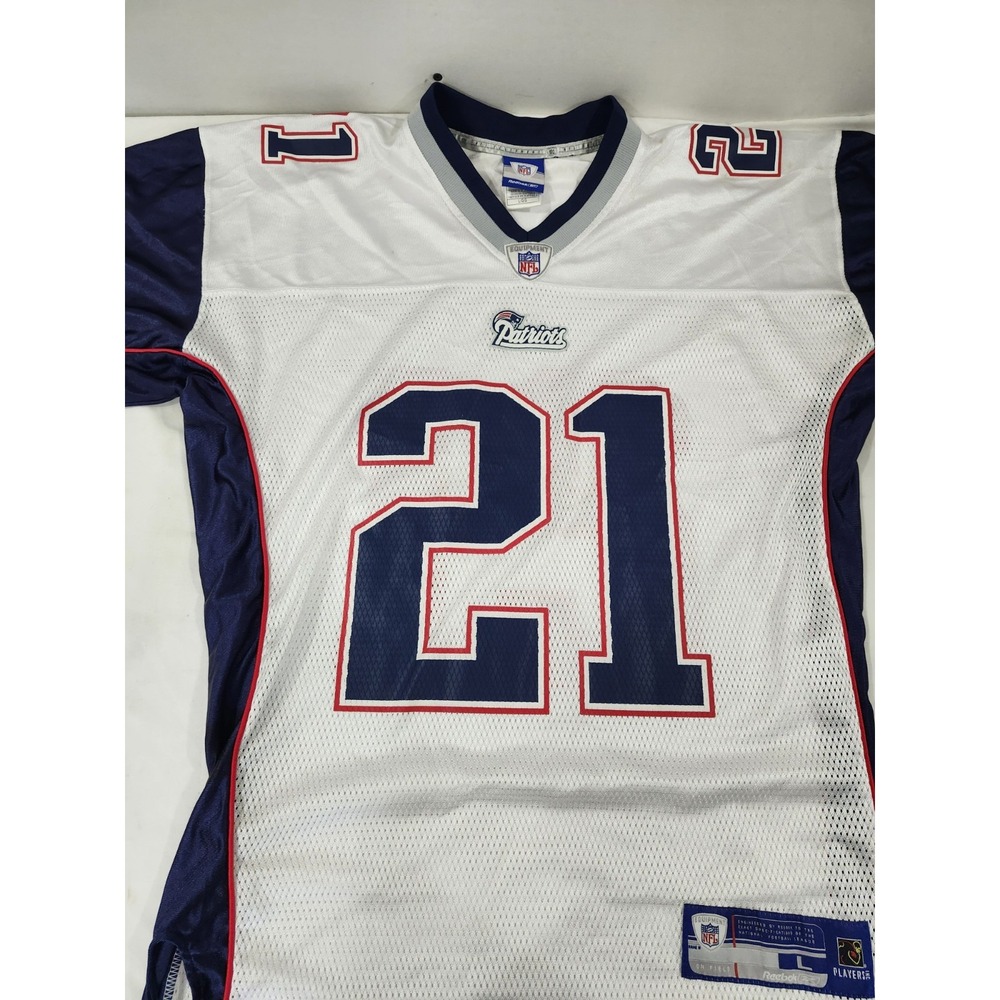 Vintage NFL New England Patriots Shabaz #21 Reebok Football Jersey Large RARE